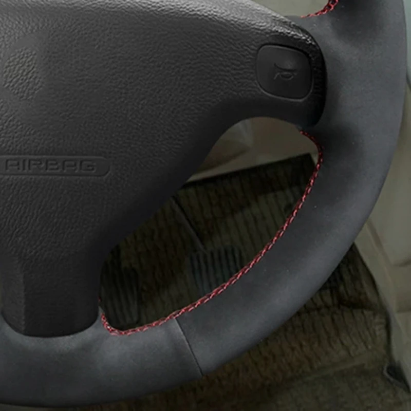 Suede Braid Car Steering Wheel Cover For Opel Astra (G) 1998-2004 Zafira (A) 1999-2005 Agila (A) 2000-2004 Holden Astra 2002