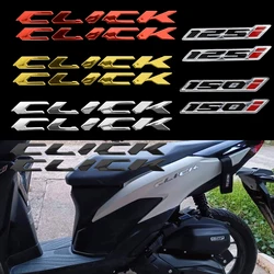 3D Waterproof Motorcycle CLICK Logo Emblem Stickers Decals for Honda CLICK 125 125i CLICK150i 150