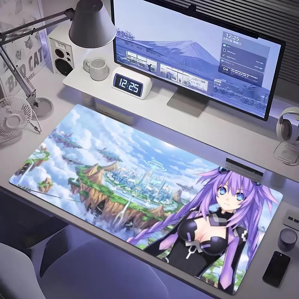 

hyperdimension Mouse Pad Tablet mouse Pad Laptop xl desktop mouse pad, cute HD Rainbow Gaming keyboard pad, csgo Player, 90x40