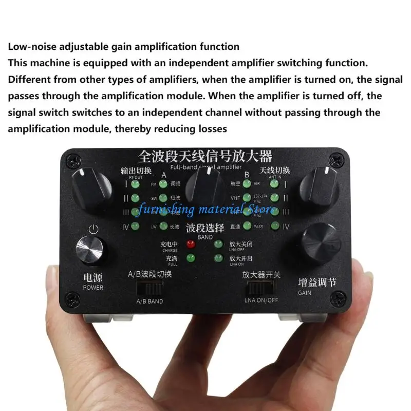 Y5GD Metal Enclosures Signals Amplifiers 7 Band Filters & 4 Output Channel for Radio