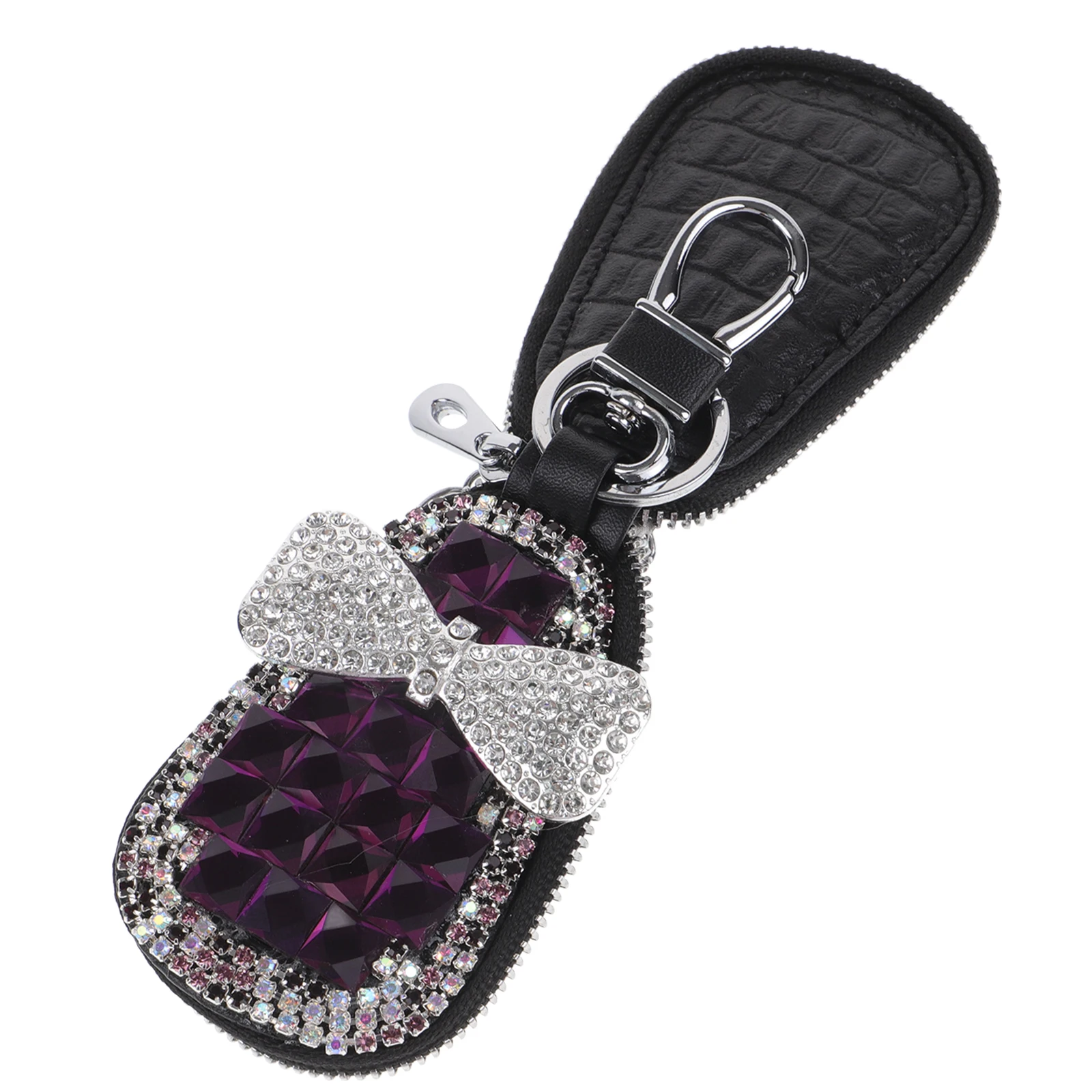 

Diamond Key Holder for Pouch Fob Case Cover Microfiber Keychain Protector