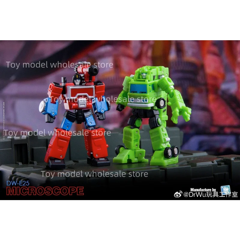 [متوفر] شخصية متحولة Dr.Wu DW-E25 DW-E26 DW-E27 DW-E28 باللون الأسود والأخضر مع صندوق