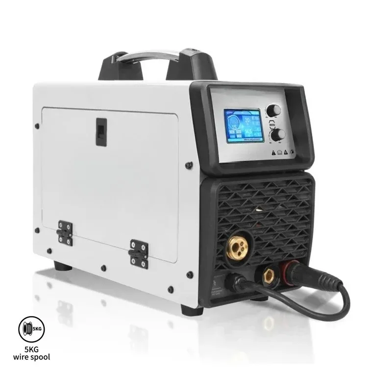 200amp double pulse mig mag welding machine price with mma tig portable mini welding machine 5 in 1 g mig welder 220v