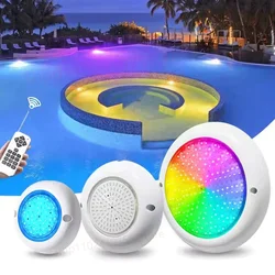 12W RGB LED Swimming Pool Light IP68 Waterproof AC/DC12V 18W 25W 35W Outdoor RGB UnderWater Light Pond LED Piscina Luz Spotlight