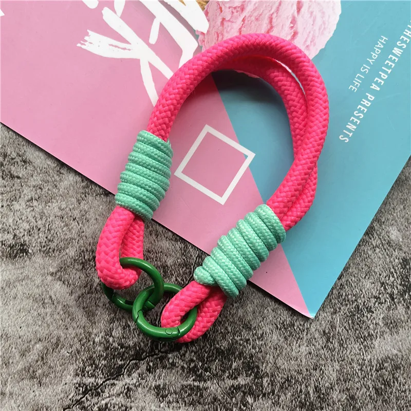 Keychain Cotton Thread Lanyard Color Key Chain