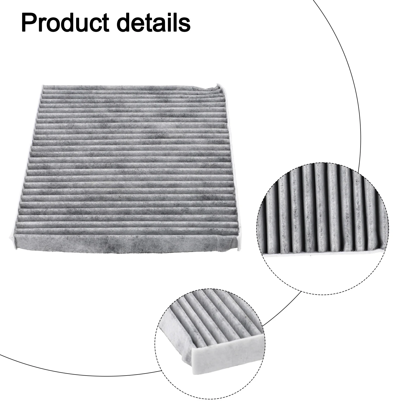 Car Cabin Air Filter Carbon Fiber 27277-1HD0B 27277-1HA0A For NISSAN For For March Sedan For Micra For Note For Sunny