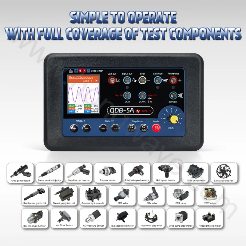 qdb-3a-4a-qdb-5a-automotive-actuator-tester-oscilloscope-multimeter-pwm-signal-generator-stepper-motor-driver-ignition-coil-tool