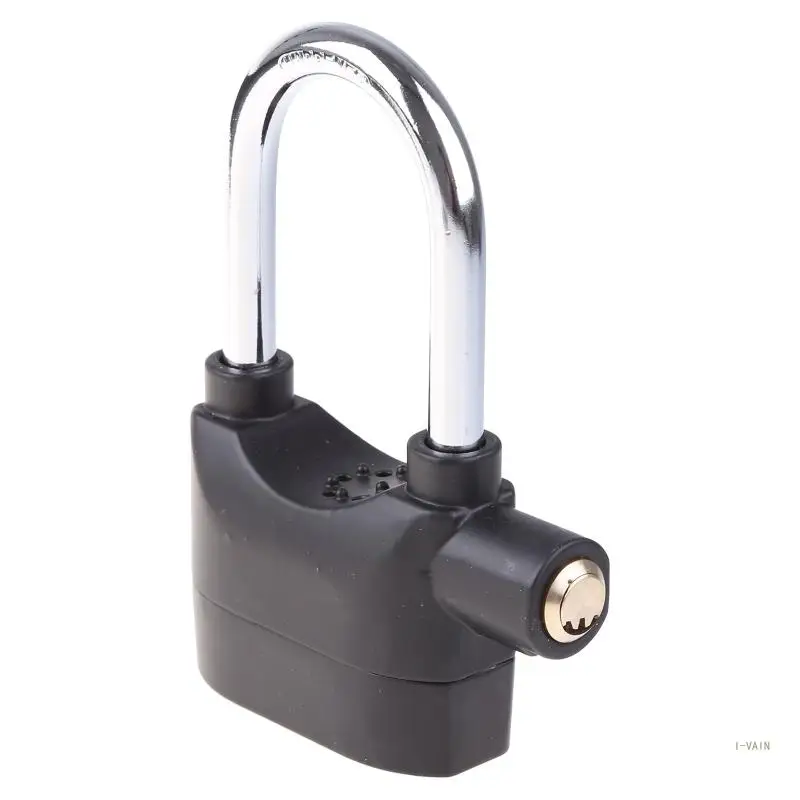 M5TC Waterproof Siren Alarm Padlock Alarm Lock for Motorcycle Long Beam Bike