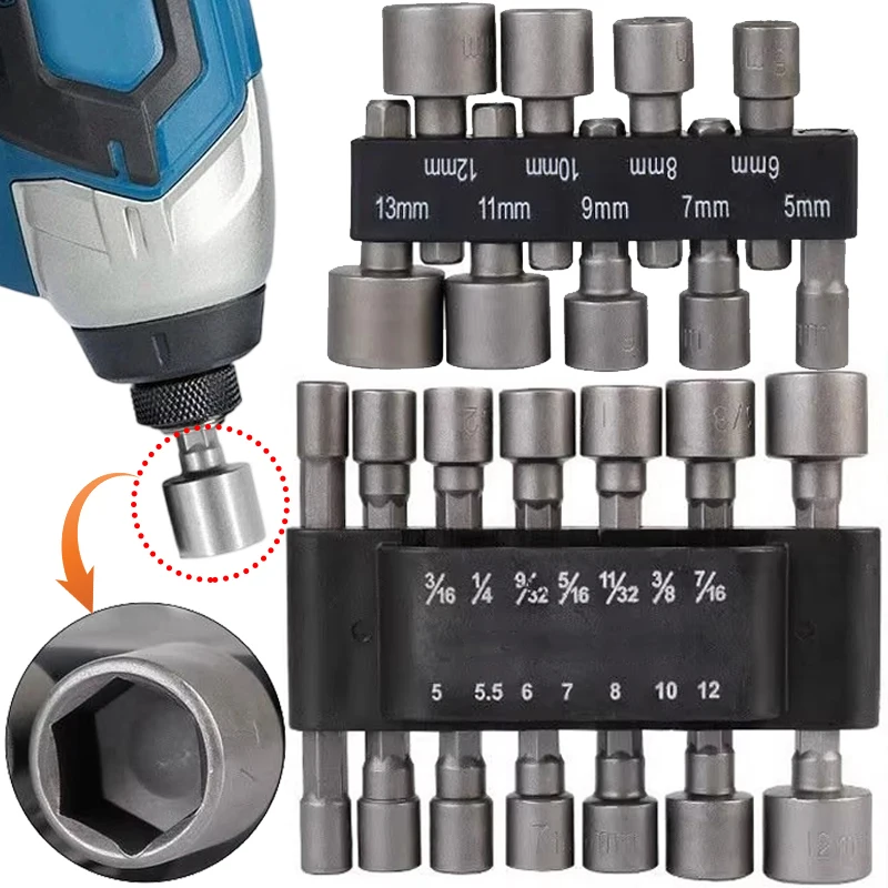 

Шестигранные головки, гаечный ключ, набор отверток для гаек, сверла, шестигранный хвостовик, электрическая отвертка, инструменты, адаптер для торцевых бит, удлинитель