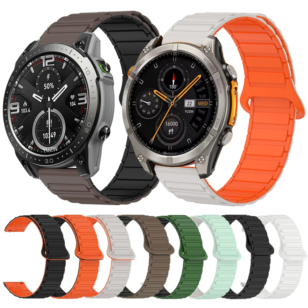 Sport Silicone Strap For Zeblaze Stratos 4 3 GPS/Lite 22mm Watch Band Replacement For Vibe 7 Pro/Beyond GTS3/GTR3/Btalk Bracelet