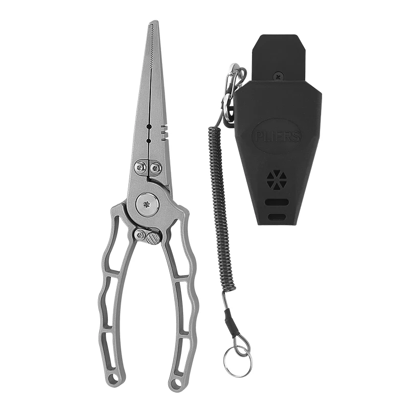 Multifunction FG-1067A 4CR14 Special Steel Fishing Pliers Lock Split Ring Fish Hook Remover 18cm Accept Small Order