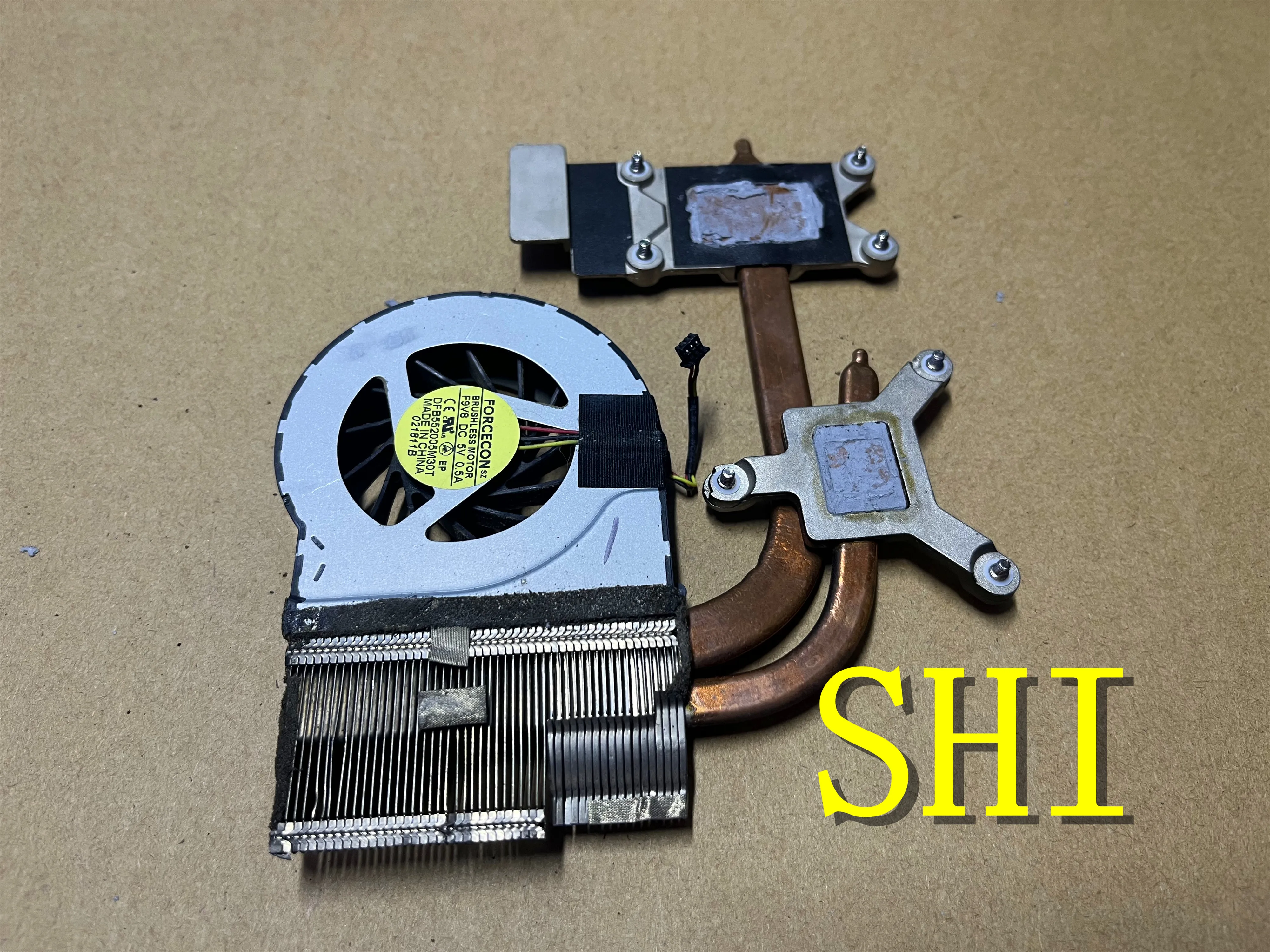 Used For HP DV6-3000 DV7-4000 DV6 DV7 Cooling Heatsink With Fan  637609-001 Free shipping