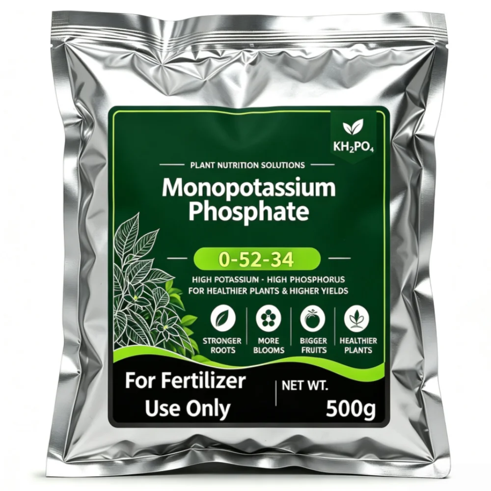 High Purity Kh2po4 Fertilizer, Fast Dissolving Potassium Phosphate For Agriculture, Gardening & Plant Growth