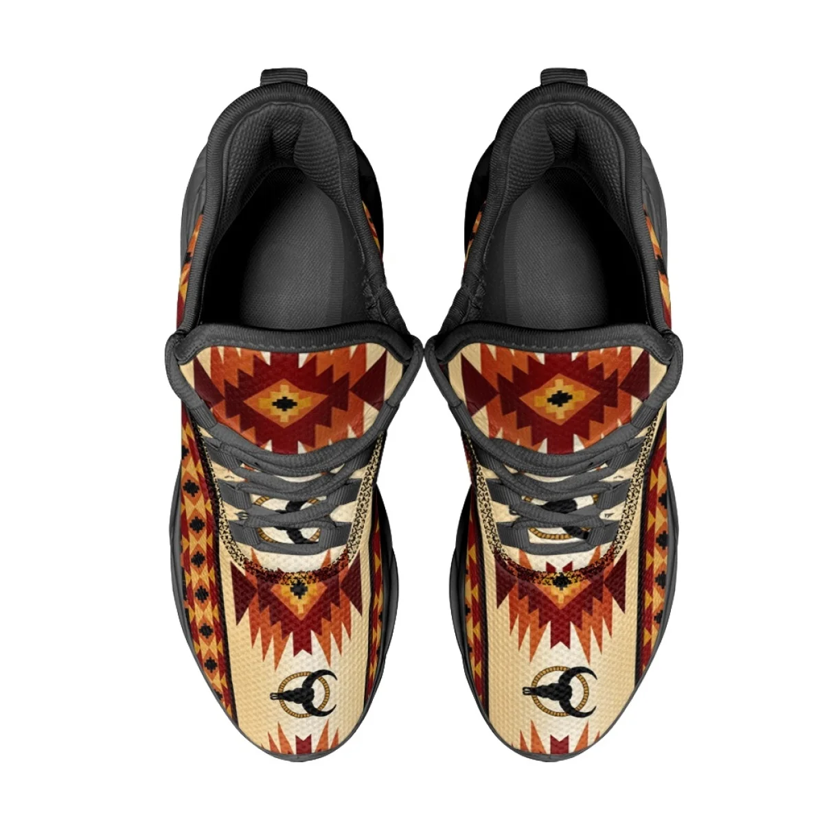 Indigenous Art Design Camel Pattern Women Men Autumn Winter Sport Shoes Outdoor Travel Breathable Women's Sneakers Print On Dema