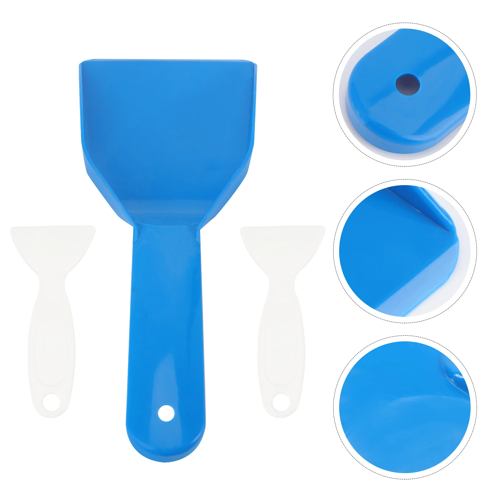 

3 Pcs Ice Scrapper Defrosting Spatula Scoop Freezer Removal Shovel Kitchen Cleaning