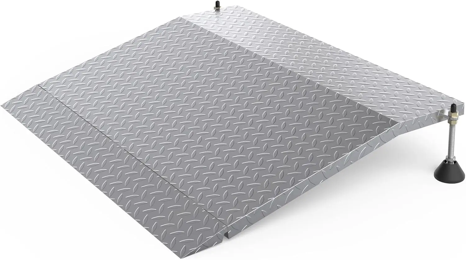 

Регулируемый по высоте пандус для дверного порога для инвалидных колясок, тележек и скутеров (высота от 3.0 до 6.0 дюймов, 25.6 дюймов x 39.4 дюймов)