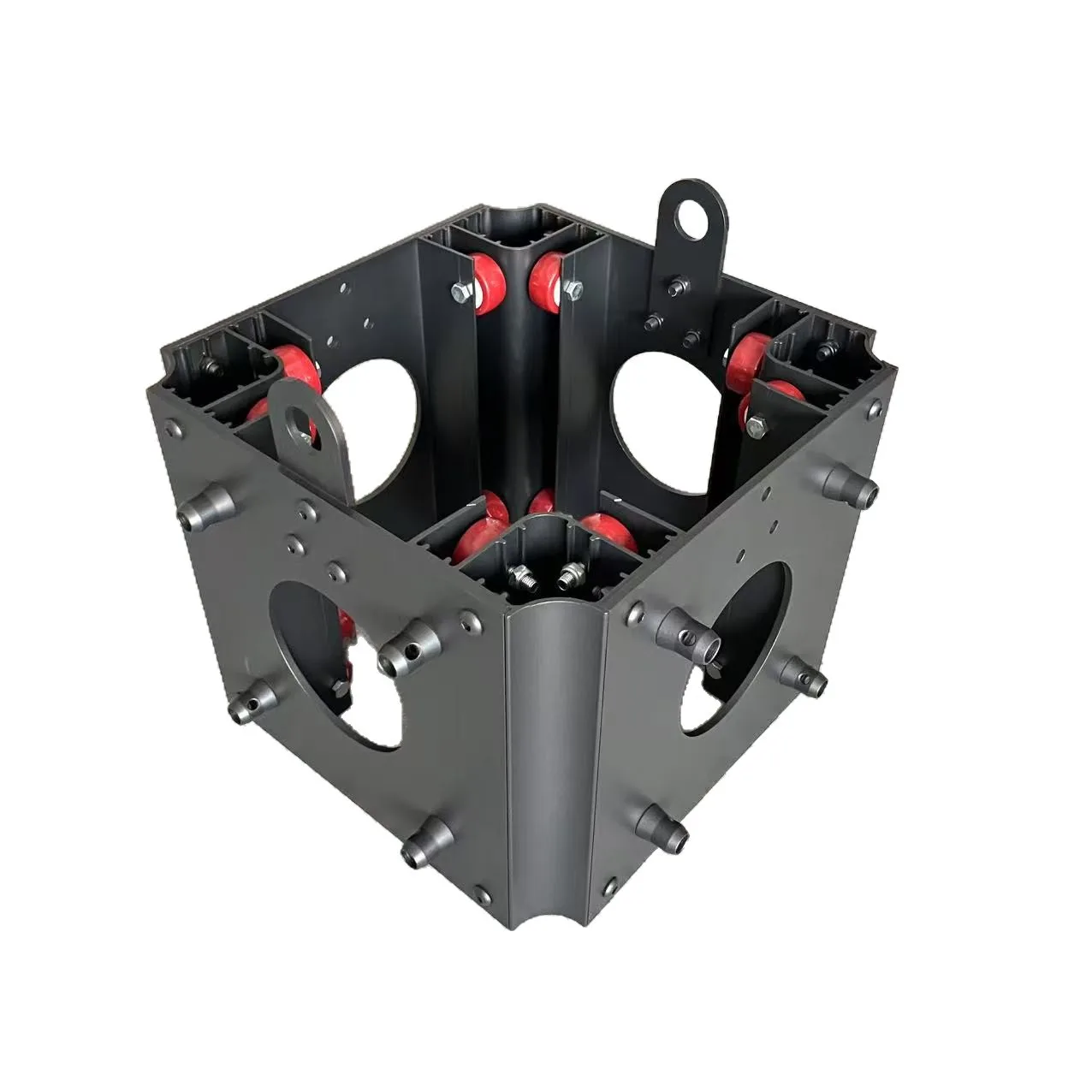 

Aluminum Alloy Sleeve Block Parts Stage Truss Lifting System Square Corner Truss Displays Accessory for 290mm Spigot Truss