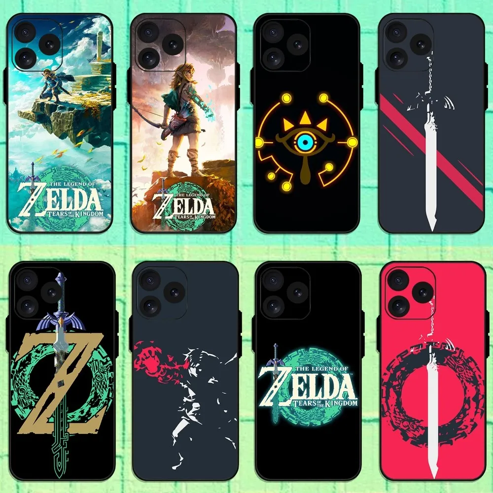 Game the L-legend of zelda tears of the kingdom Phone Case For iPhone 8 11 12 13 Pro 14 15 Mini X XR XS max Plus Shell