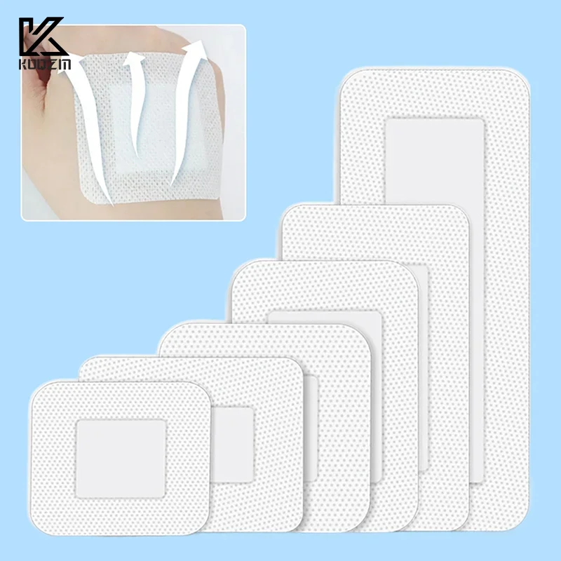 Fixation Tape Sticker 10/20Pcs Breathable Non-woven Medical Adhesive Wound Dressing Band Aid Bandage Large Wound First Aid Tool