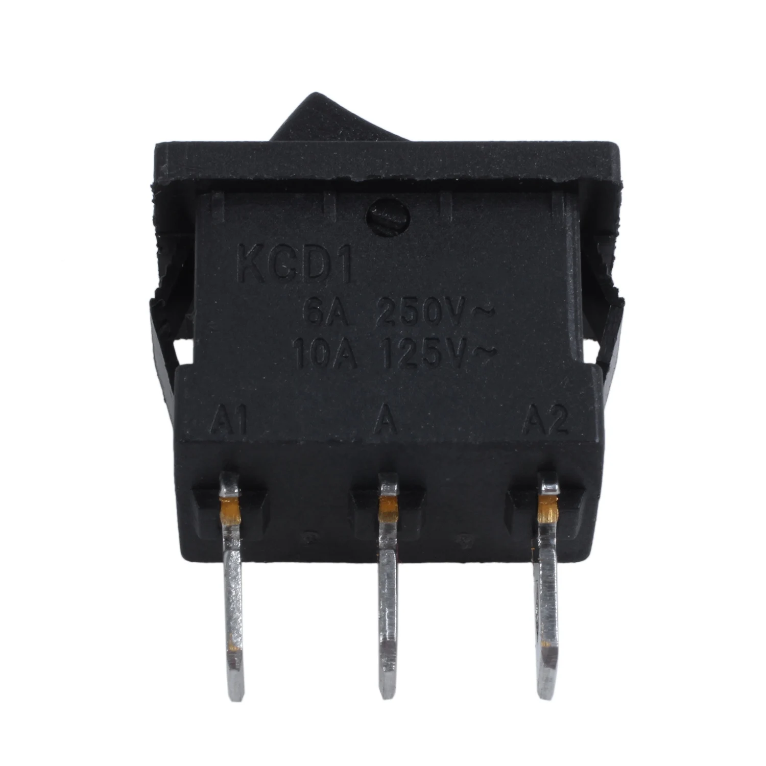 SPDT ON-OFF-ON 3-pozycyjny zatrzaskowy przełącznik kołyskowy łodzi AC 250 V/6 A 125 V/10 A