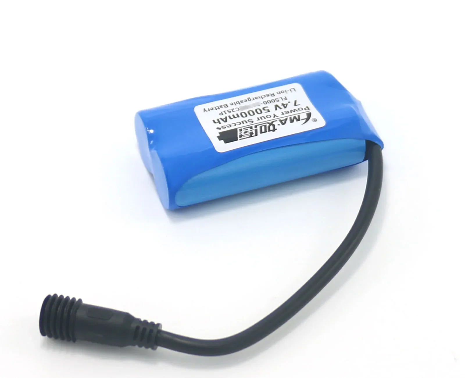 Batterie Ion Eddie protégée aste pour lampe de poche de vélo LED, 7.4V, 5000-10000mAh