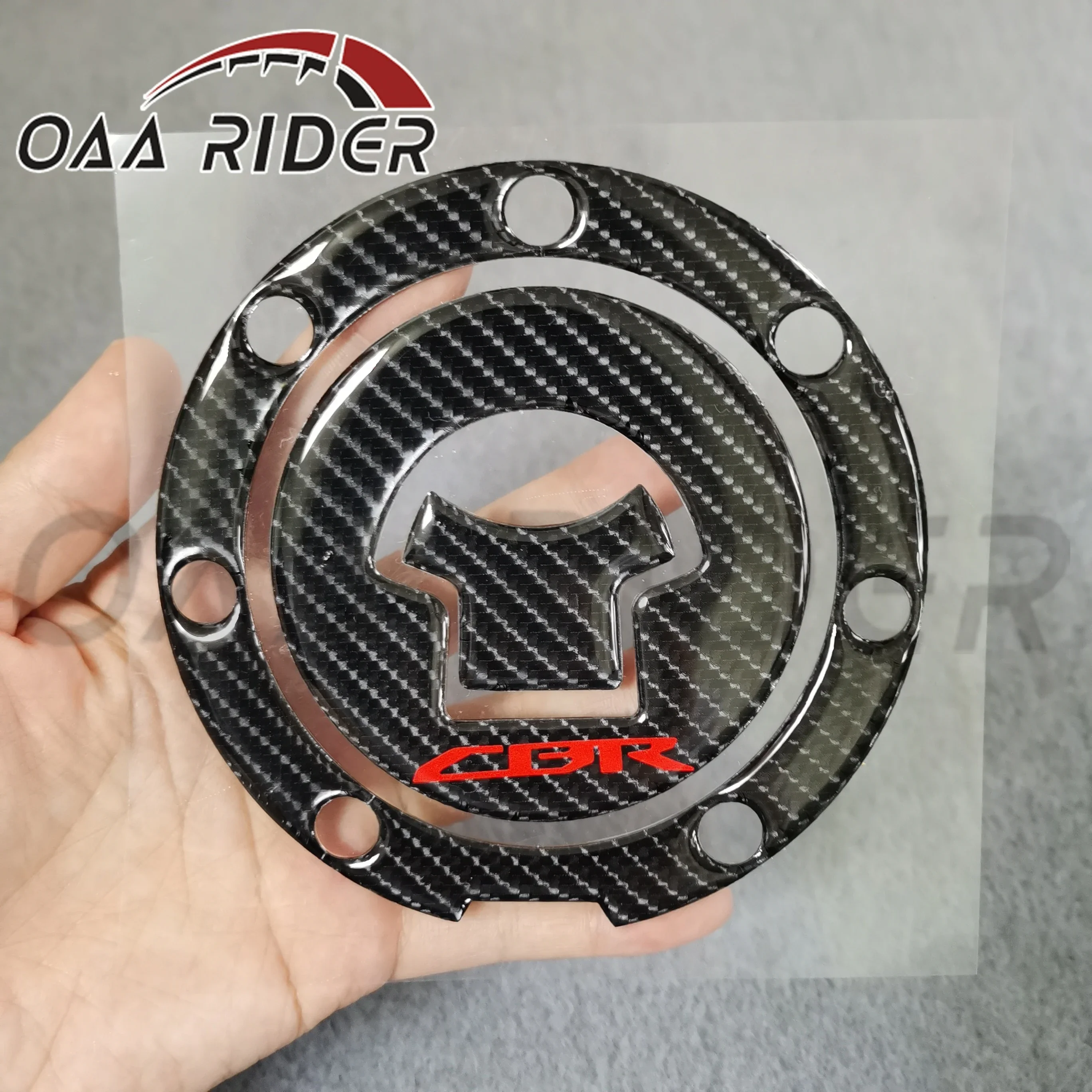 Carbon Fiber Fuel Gas Cap Tank Cover Sticker Decal For Honda CBR600RR 2003-2016 CBR1000RR 2004-2013 CBRF/F2/F3/F4/F4i CBR900RR