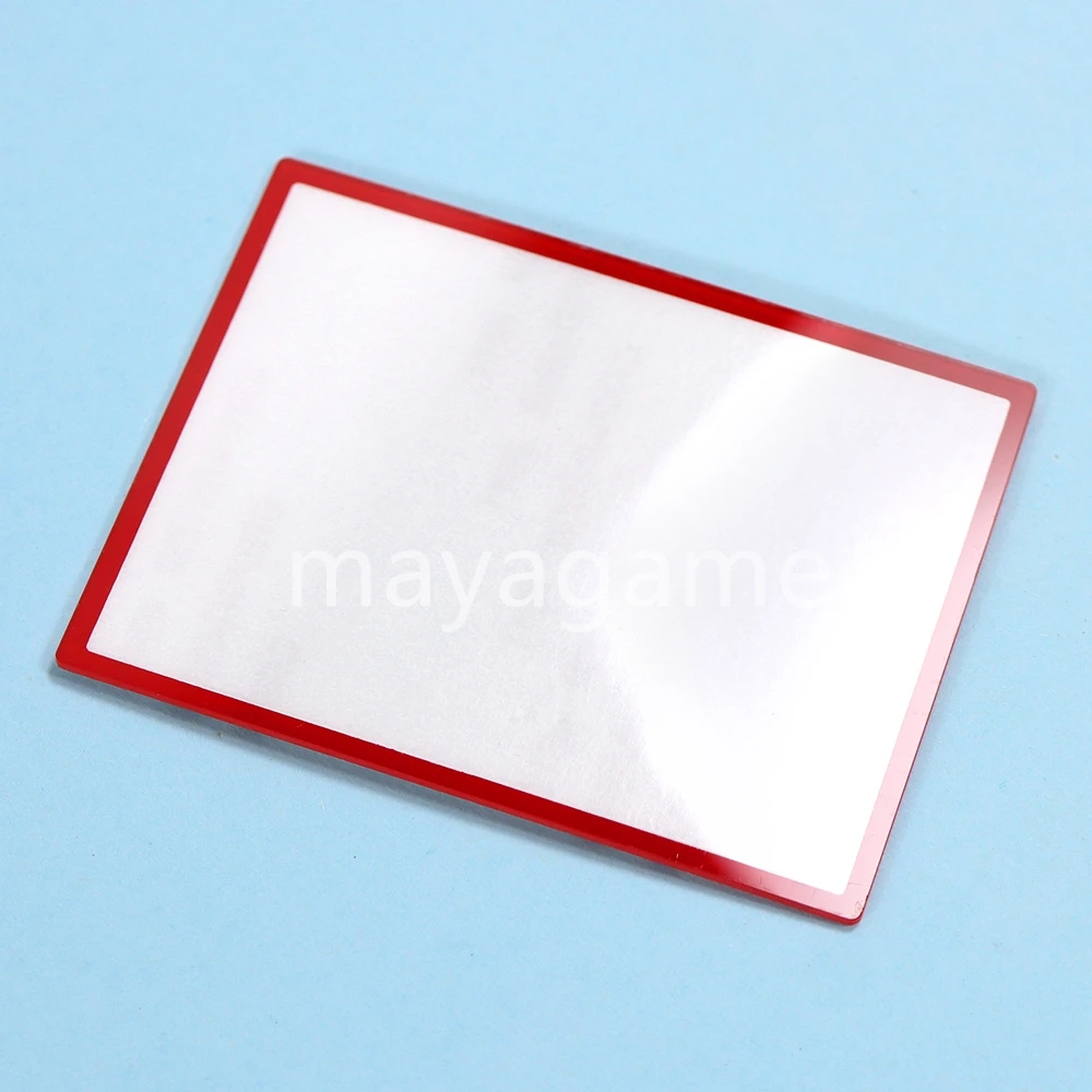 2 قطعة شاشة LCD علوية من البلاستيك لاستبدال مرآة إطار الشاشة الأمامية DSI NDSi