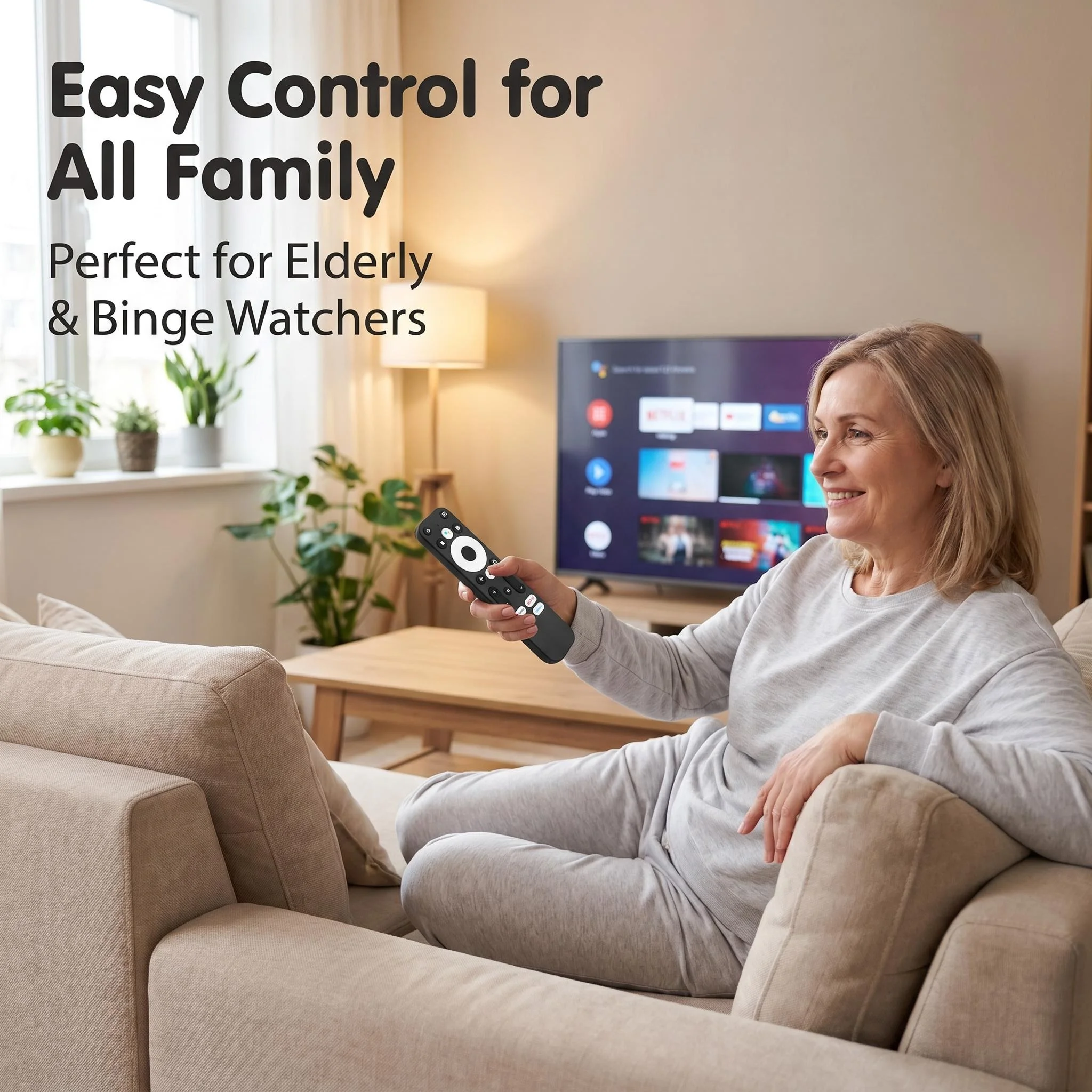 Pilot Bluetooth FAZV z funkcją głosową do GD1 Google TV Stick Android 11 4K S905Y4 5G WiFi Smart TV Box — zdjęcie produktu 4