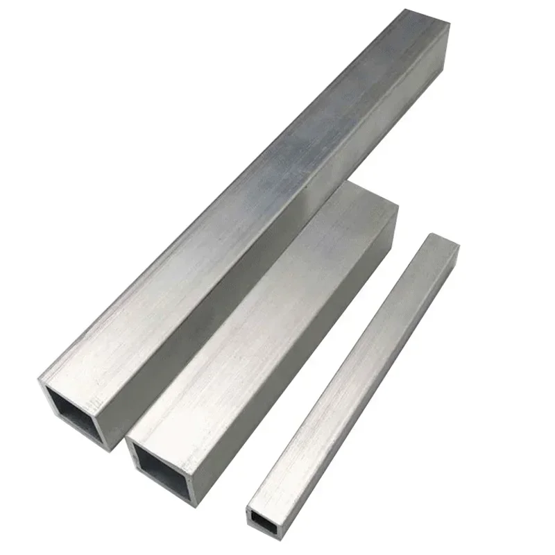 1 szt. 6063 aluminiowa pusta rura kwadratowa metalowa do domu DIY materiał na akcesoria do części modelu 10*10mm 20*20mm długość 400mm