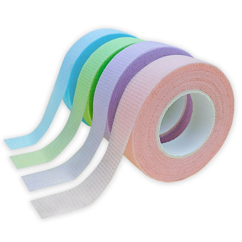 Eyelash Extension Tape Non-Woven Easy To Tear Cilia Micropore Tape Lash Supplies Paper Under Eye Pads For Building Extension