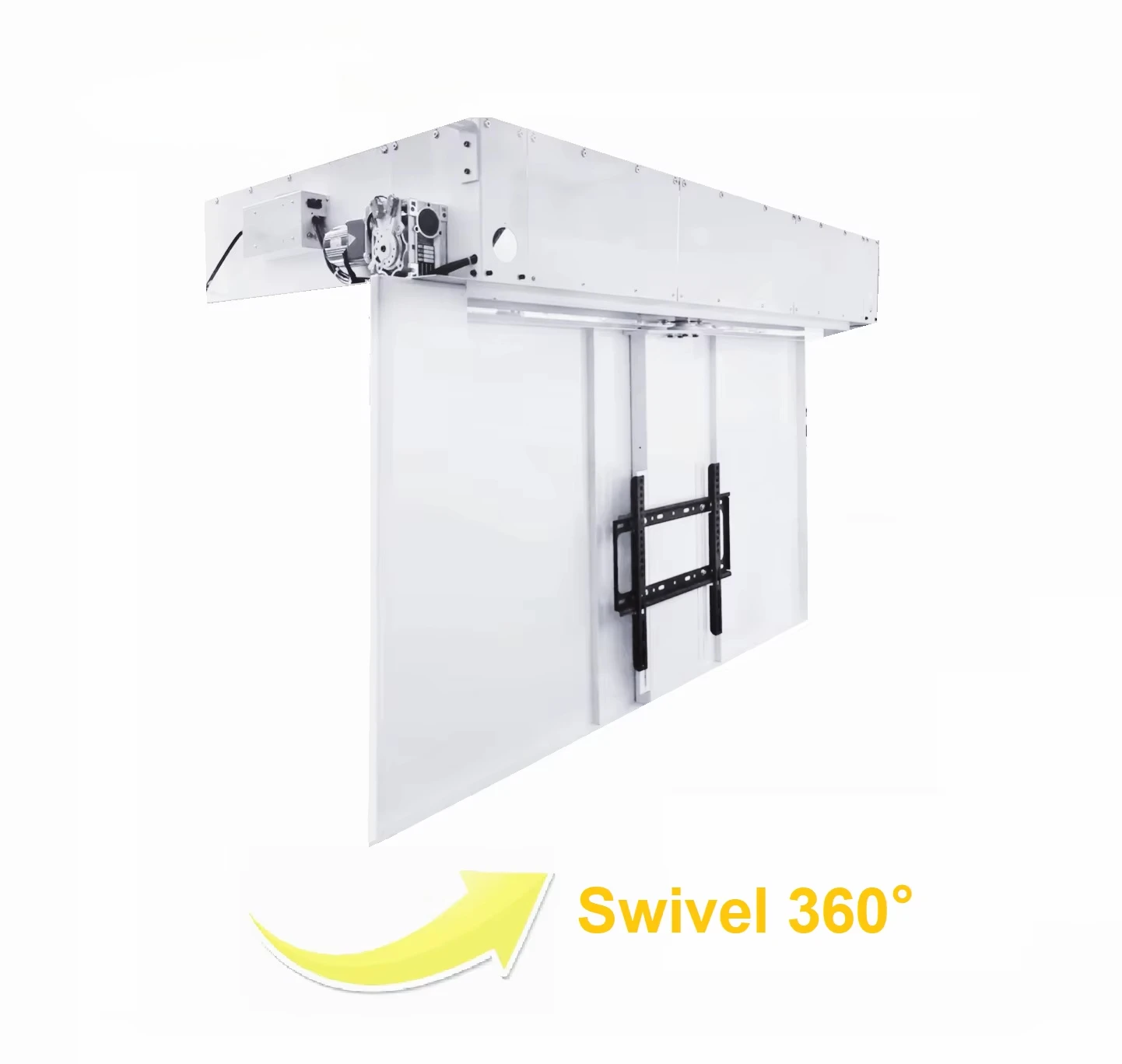 32-65inch Remote Control  Motorized Swivel TV Bracket  with 360 Degree Rotation Motorized Ceiling TV Lift for Home Office Hotel