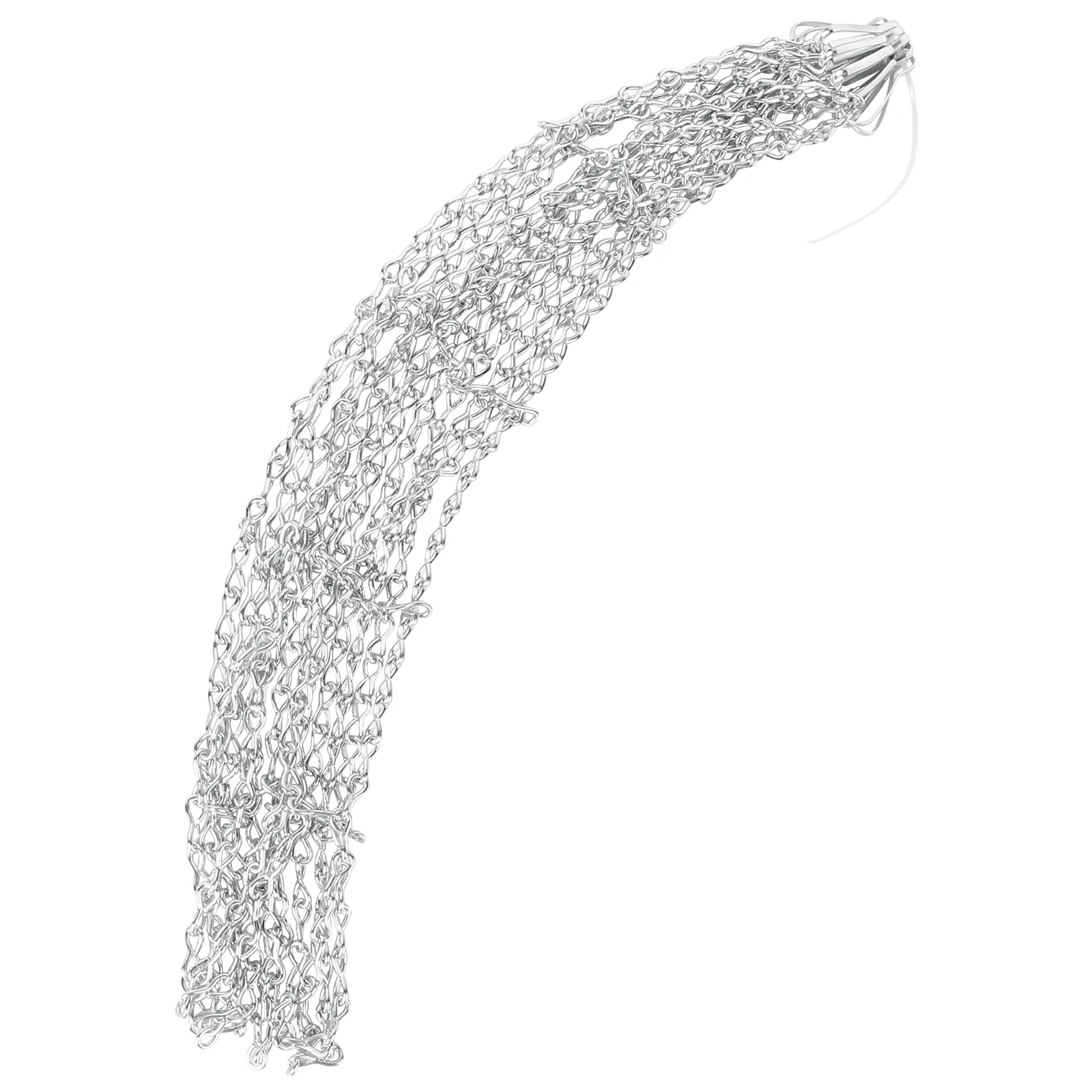 

Basketball Net Rim Chain Replacement Dark Netting Baskets Stainless Steel