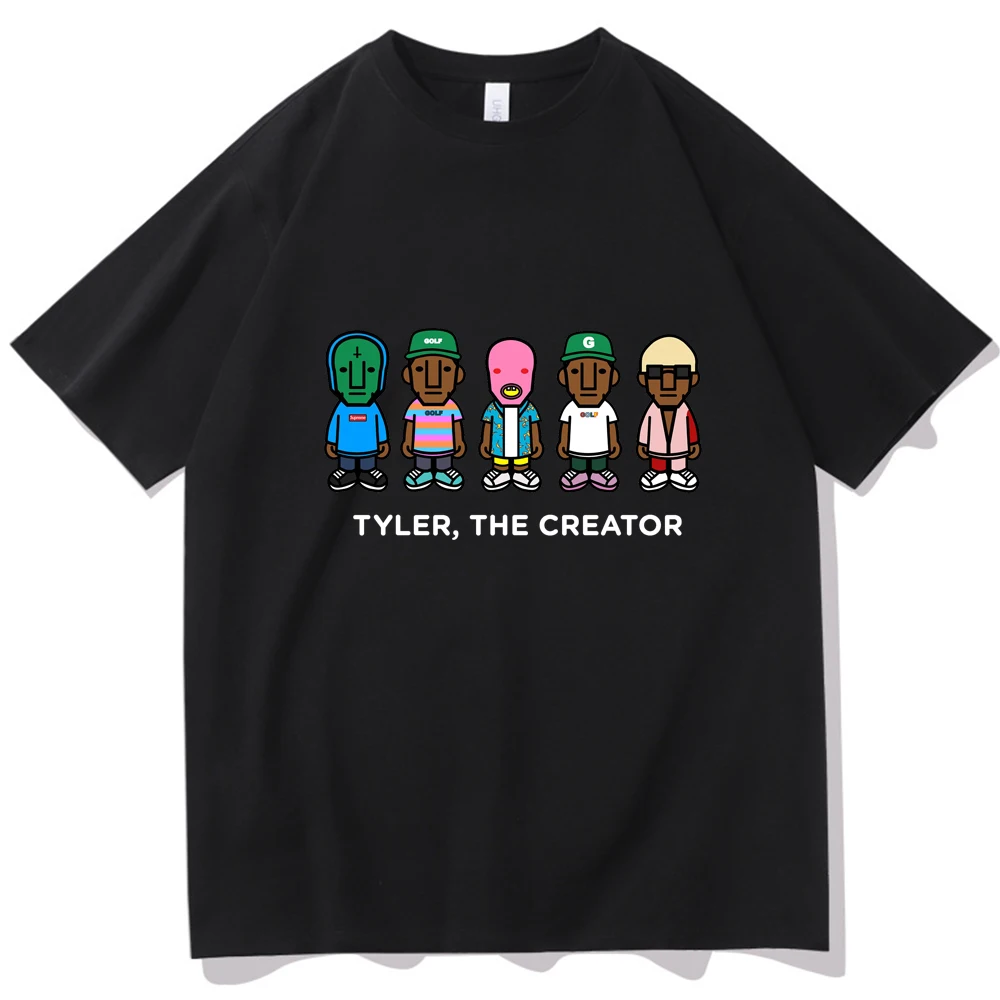 Tyler, The Creator Rap Vintage Shirt 2024 Oversized Short Sleeve Music Fans Gift T-shirt Summer O-neck Women and Man Regular