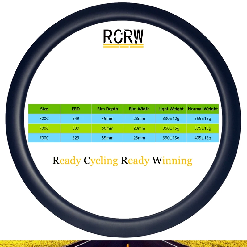 700C Tubular Road 45mm 50mm 55mm Deep Carbon Rim 28mm Wide Disc or V Brake 16 18 20 21 24 28Hole 45X28 50X28 55X28 Bike  Wheel