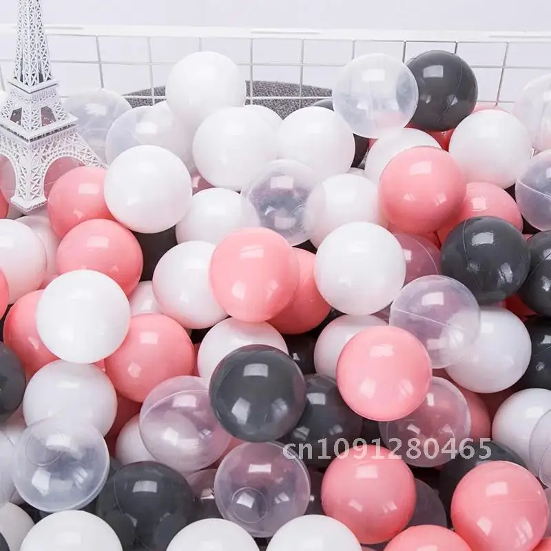 Fausses balles écologiques colorées pour enfants, 50/100 pièces, boule en plastique souple pour piscine d'eau, jouets d'extérieur pour enfants et bébés