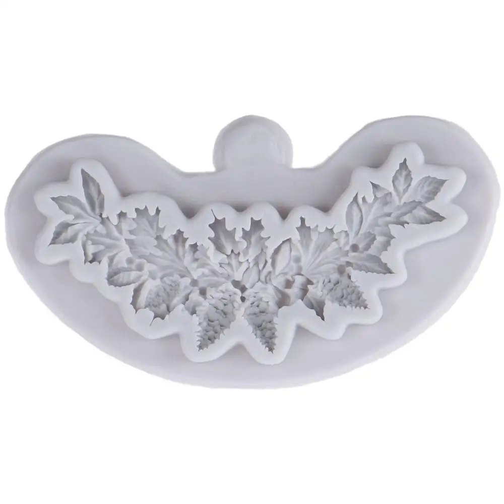 Serviceable Silicone Cake Decoration Molds 4.92*2.67 Inch Grey Cookie Baking Mold Baking Tool Fondant Molds Bakery