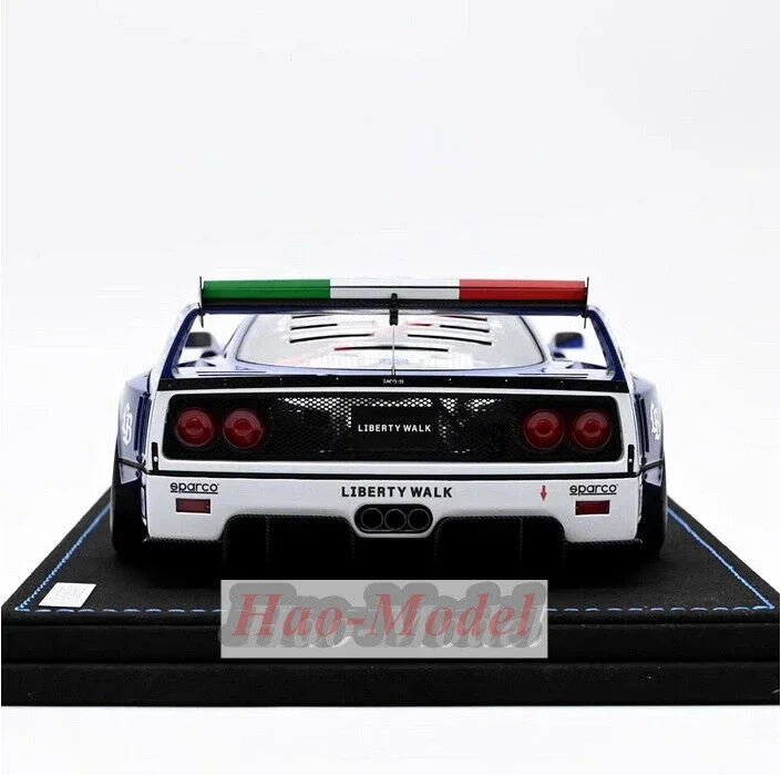 INNO 1/18 لفيراري LB F40 نموذج سيارة الراتنج دييكاست محاكاة الاطفال لعب الأولاد هدايا عيد ميلاد هواية عرض مجموعة الأزرق