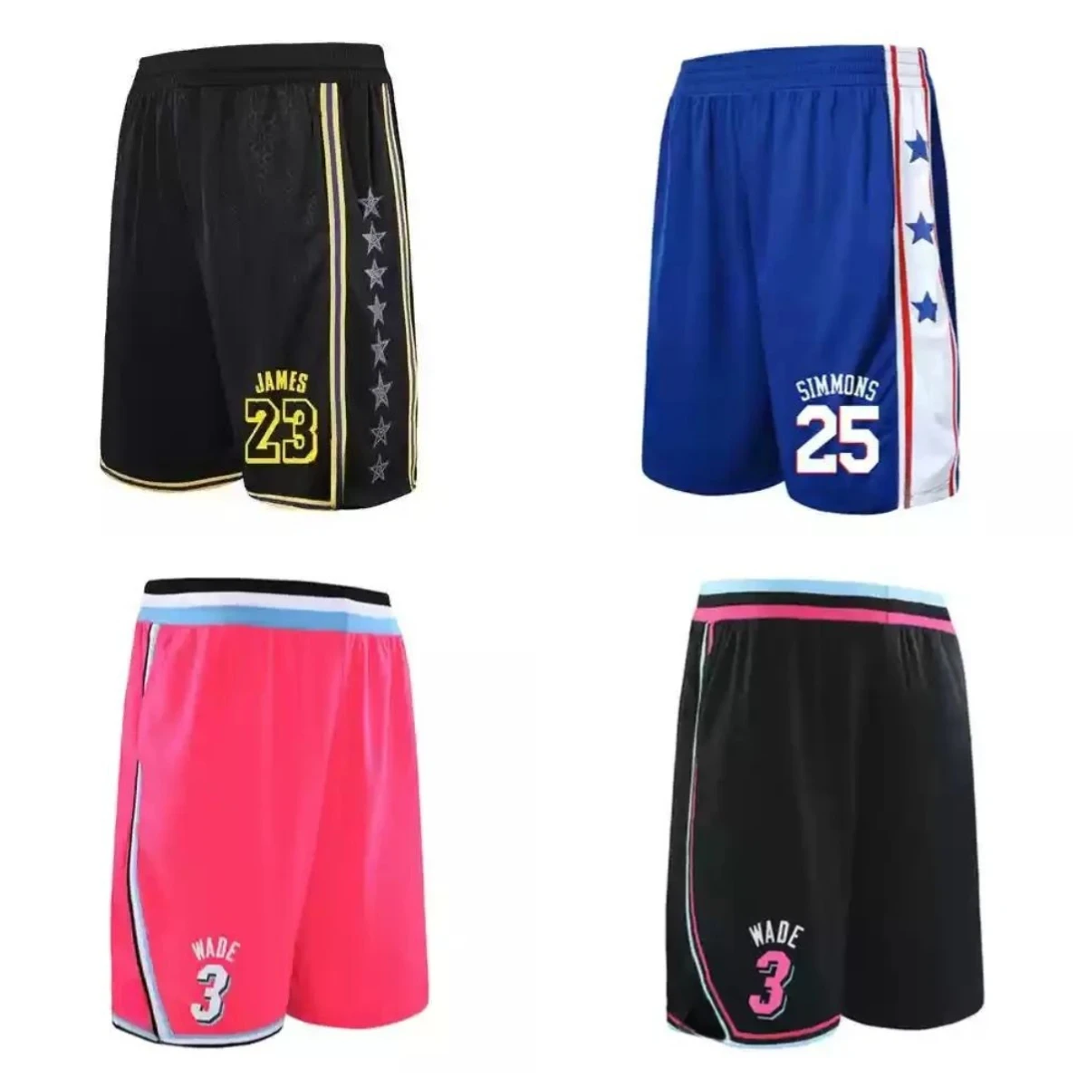 

2025 Новые мужские модные шорты с принтом, легкие роскошные уличные шорты в стиле хип-хоп, повседневные дышащие трендовые шорты премиум-класса