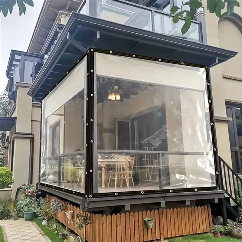 JFB Transparent Rainproof Shading Cloth Light-Weight Waterproof Cover Pe Film For Balcony Garden Juicy Plant Shed