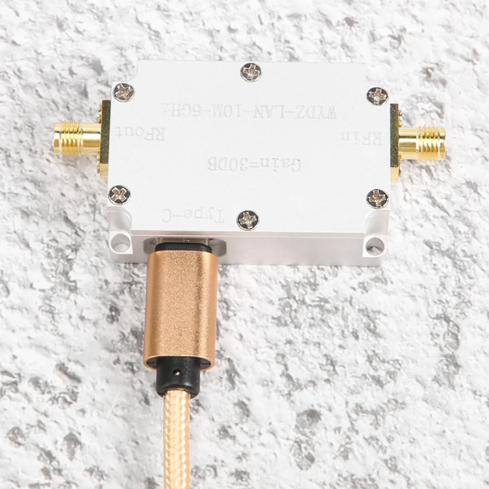 Ensure Clear and Reliable Signal Reception with 10M6GHz Low Noise ALF Gain 203040DB High Flatness LNA RF Signal Driver