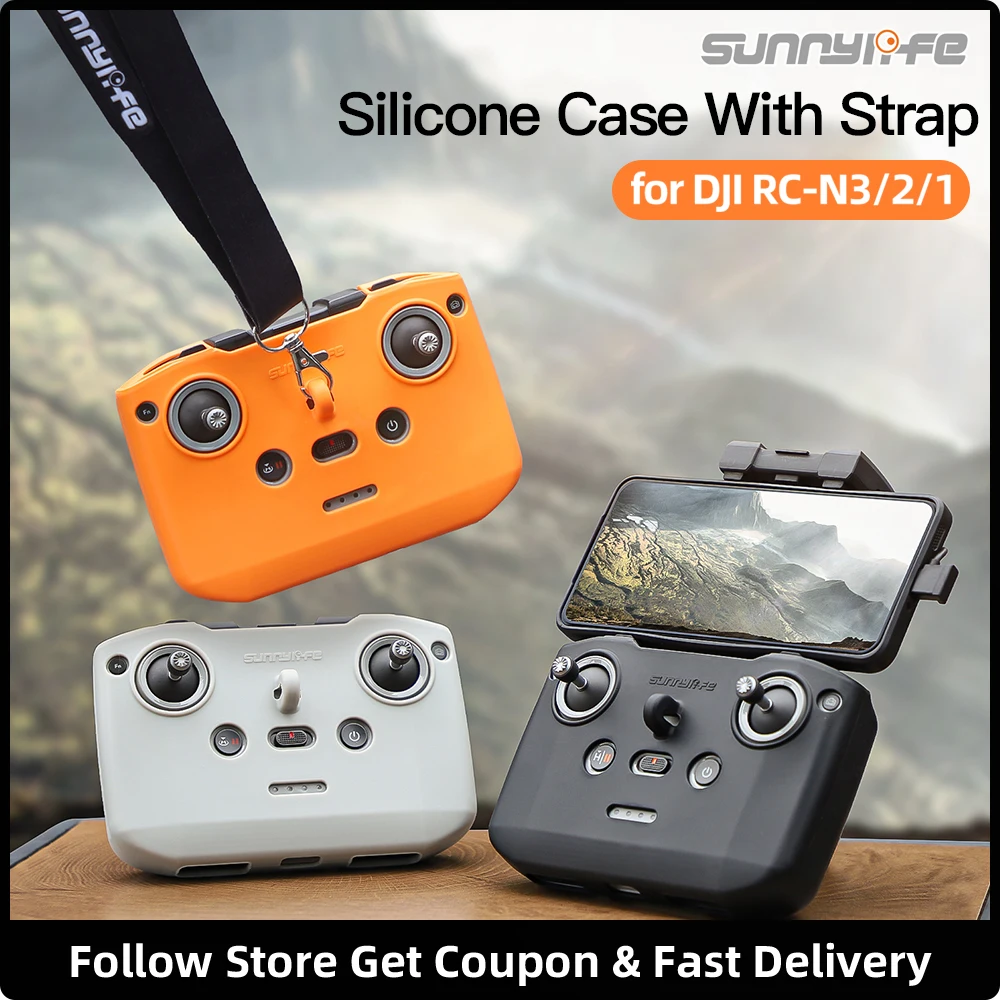 

Cover for DJI Neo RC-N3/2/1 Silicone Protector Cover Remote Controller Bumper Soft Protective Case With Strap Accessories Set