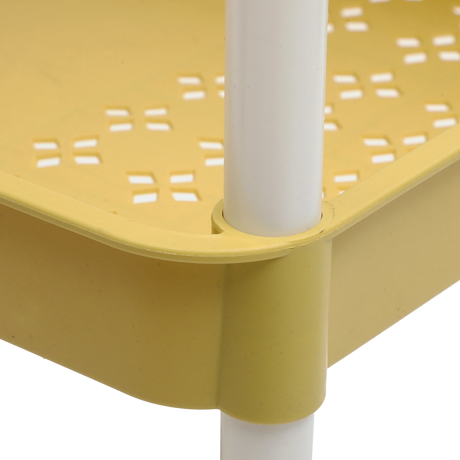 

3-Tier Multi-Functional Rolling Utility Cart Side Handles Storage Trolley for Home Kitchen Bathroom Living Room Organizer