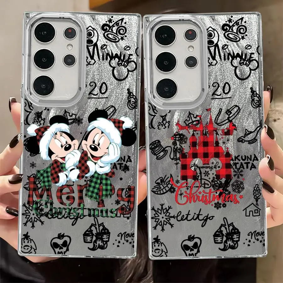 

Мягкий чехол с милым мультяшным Микки Рождеством для Samsung Galaxy S24Ultra S22 Plus S20 FE S21 S25 Ultra S21+ S23 S20 FE