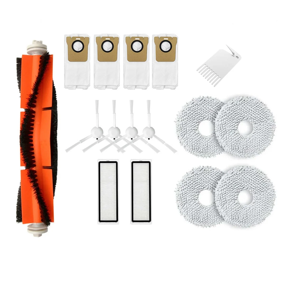 Pièces de rechange pour aspirateur robot Xiaomi S10 + / S10 Plus, brosse latérale principale, filtre Hepa, chiffon de vadrouille