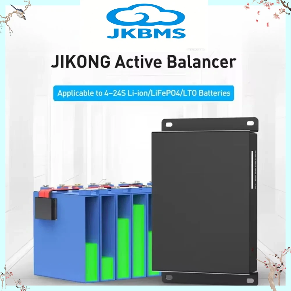 

JIKONG JK Smart Active Balancer 2A 4A 4S 8S 16S 20S 24S Bluetooth APP Li-ion LiFePO4 BatteriesTC