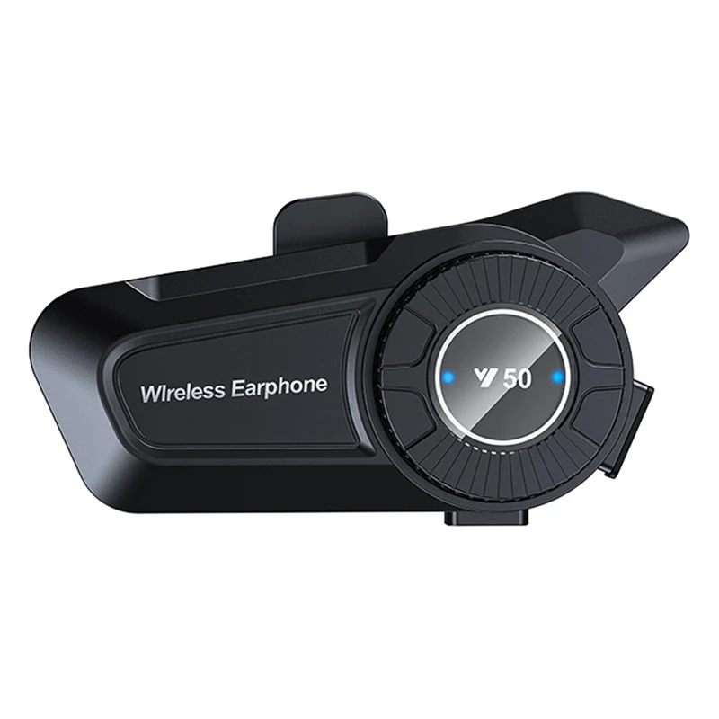 Y50 roleta roda rotação capacete da motocicleta fone de ouvido bluetooth 5.3 sem fio fones ip67 à prova dip67 água