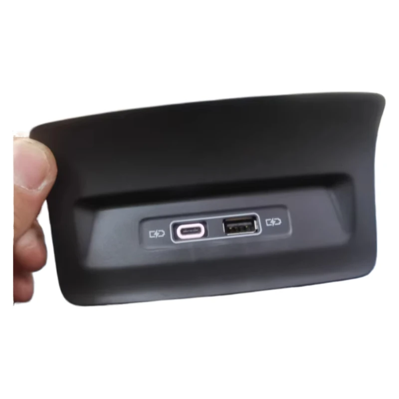 

1pcs for Skoda Kodiaq GT Rear Armrest USB Fast Charging Equipped with Type C LED Light Automotive Interior Accessories