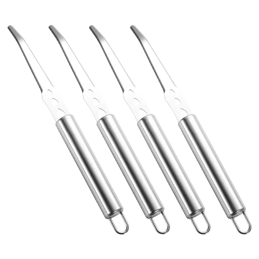 

4pcs Stainless Orange Peelers Wear-Resistant Citrus Opener Household Fruit Tool Compact Multi-Function Peeling Easy Opening