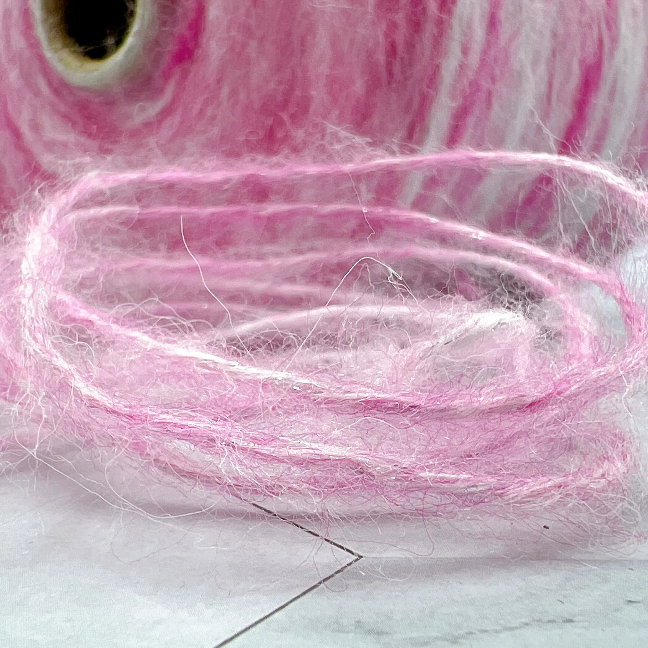 500g Silver onion section dyed hollow mohair spray thread,Sweater,scarf,hat,handmade DIY yarn