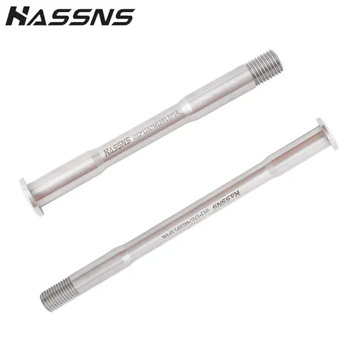 Imagen 2 del producto HASSNS MTB eje pasante 12MM 15MM eje de bicicleta de montaña pinchos de cubo trasero rueda de bicicleta de aleación de titanio Axishub para marco 29 27,5